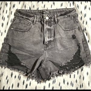 Shein high waist jean shorts